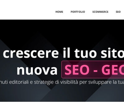 Nuovo servizio SEO GEO per il B2B